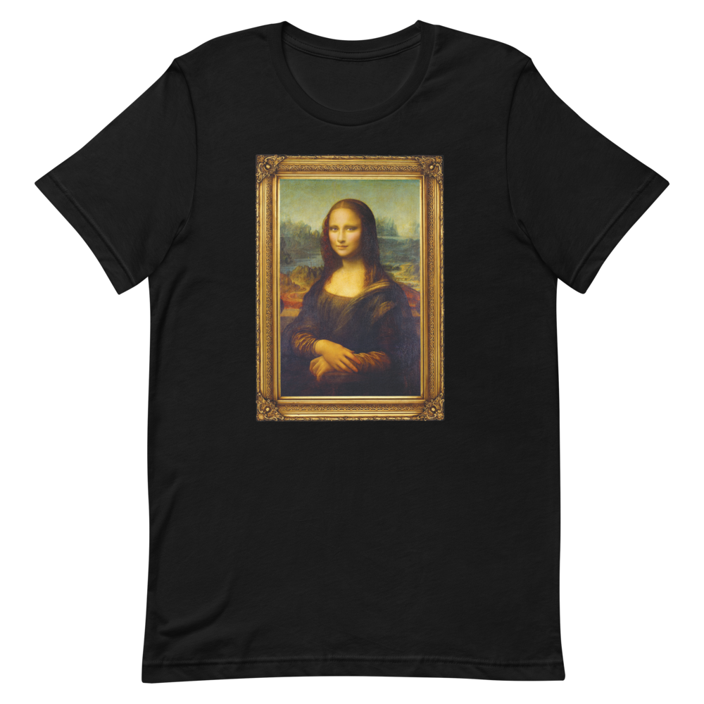 XS Monalisa in Frame Unisex T-Shirt by Design Express