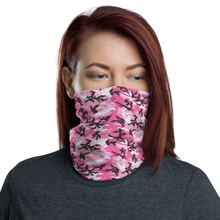 Default Title Pink Camo Neck Gaiter Masks by Design Express