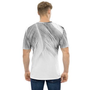 White Feathers Men's T-shirt by Design Express