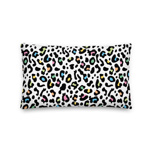 Color Leopard Print Premium Pillow by Design Express