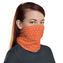 Orange Diamond Neck Gaiter Masks by Design Express