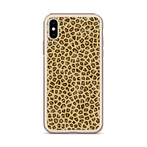 Yellow Leopard Print iPhone Case by Design Express