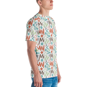 Soft Geometrical Pattern 02 Men's T-shirt by Design Express