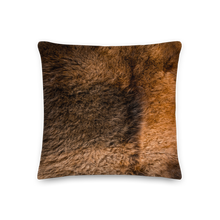 18×18 Bison Fur Square Premium Pillow by Design Express