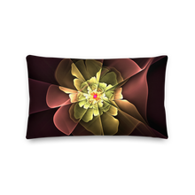 Default Title Abstract Flower 04 Rectangle Premium Pillow by Design Express