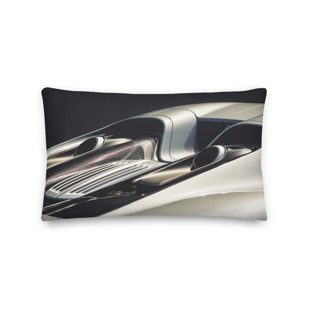 Default Title Grey Automotive Rectangle Premium Pillow by Design Express