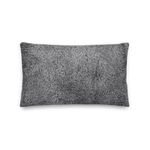 Soft Grey Fur Premium Pillow by Design Express