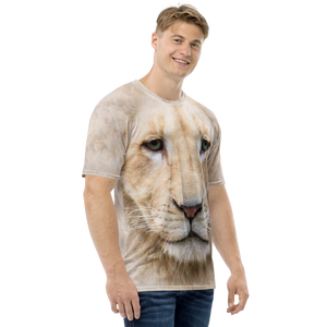 White Lion Men's T-shirt by Design Express