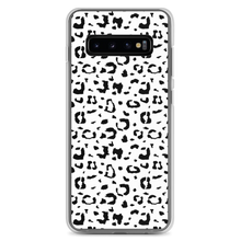 Samsung Galaxy S10+ Black & White Leopard Print Samsung Case by Design Express