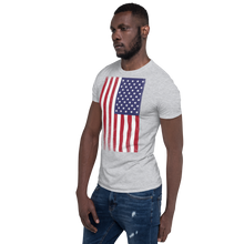 US Flag Distressed Short-Sleeve Unisex T-Shirt by Design Express