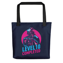 Black Darth Vader Level 10 Completed (Dark) Tote bag Totes by Design Express