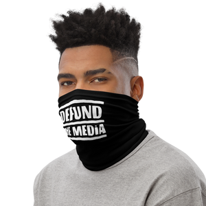 Defund The Media Black Neck Gaiter by Design Express