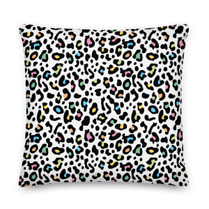 Color Leopard Print Premium Pillow by Design Express