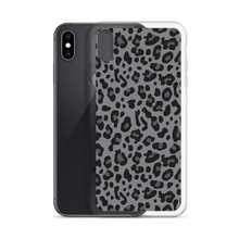 Grey Leopard Print iPhone Case by Design Express