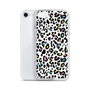 Color Leopard Print iPhone Case by Design Express