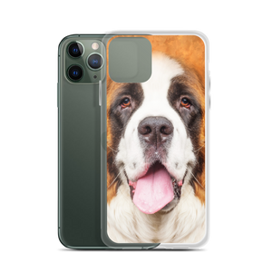 Saint Bernard Dog iPhone Case by Design Express