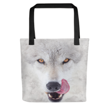 Black Wolf "All Over Animal" Tote bag Totes by Design Express