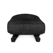 Black Snake Skin Backpack by Design Express