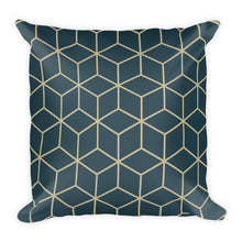 Diamonds Dark Night Sand Square Premium Pillow by Design Express