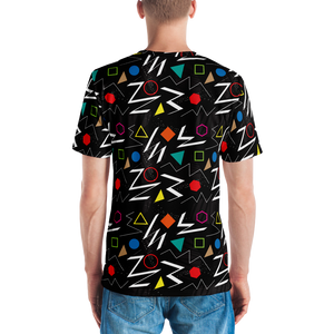 Mix Geometrical Pattern Men's T-shirt by Design Express