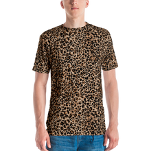 XS Golden Leopard Men's T-shirt by Design Express