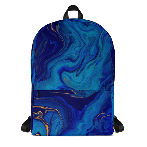 Default Title Blue Marble Backpack by Design Express