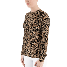 Golden Leopard Women's Rash Guard by Design Express