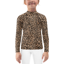 2T Golden Leopard Kids Rash Guard by Design Express