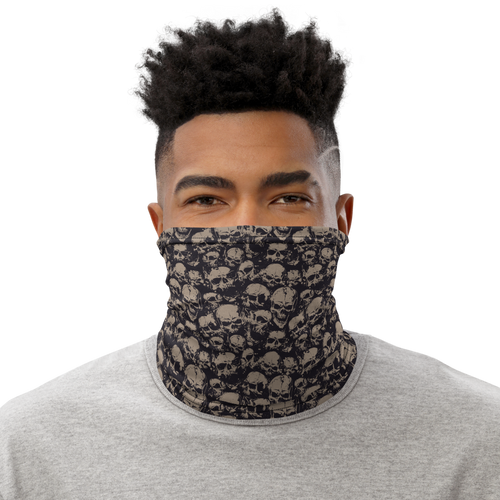 Default Title Skull Pattern Neck Gaiter by Design Express