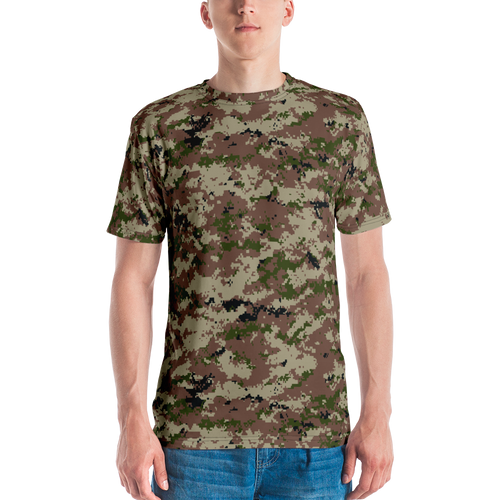 XS Desert Storm Digital Camouflage Men's T-shirt by Design Express