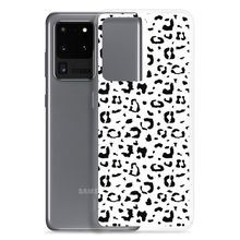 Black & White Leopard Print Samsung Case by Design Express