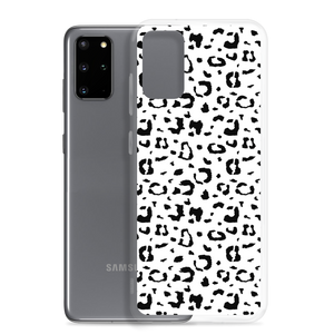 Black & White Leopard Print Samsung Case by Design Express