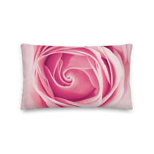 Pink Rose Premium Pillow by Design Express