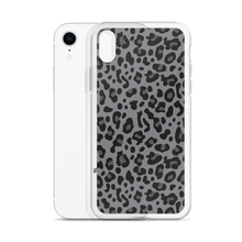 Grey Leopard Print iPhone Case by Design Express