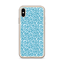 Teal Leopard Print iPhone Case by Design Express