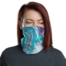 Default Title Blue Multicolor Marble Neck Gaiter Masks by Design Express