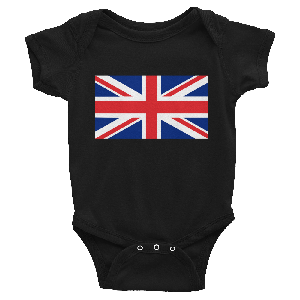 Black / 6M United Kingdom Flag 