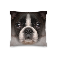 18×18 Boston Terrier Dog Premium Pillow by Design Express