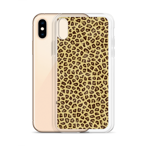 Yellow Leopard Print iPhone Case by Design Express