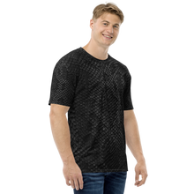 Black Snake Skin Men's T-shirt by Design Express