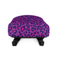 Purple Leopard Print Backpack by Design Express