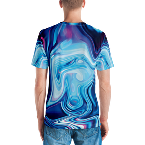 Lucid Blue Men's T-shirt by Design Express