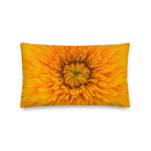 Yellow Flower Premium Pillow by Design Express