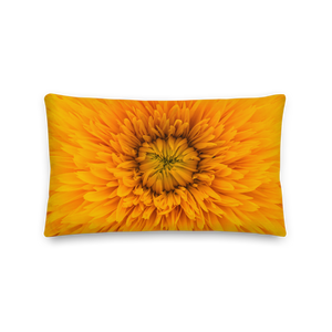 Yellow Flower Premium Pillow by Design Express