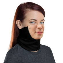 Smiling Woman Neck Gaiter Masks by Design Express