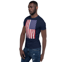 US Flag Distressed Short-Sleeve Unisex T-Shirt by Design Express