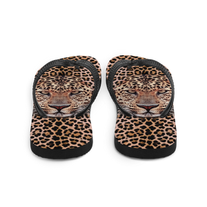 Leopard Face Flip-Flops by Design Express