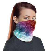 Rainbow Paint Splash Neck Gaiter by Design Express