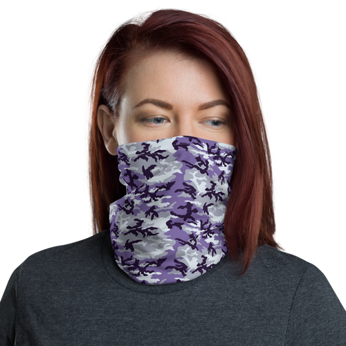 Default Title Ultraviolet Camo Neck Gaiter Masks by Design Express