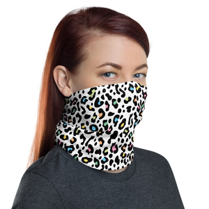 Color Leopard Print Neck Gaiter Masks by Design Express